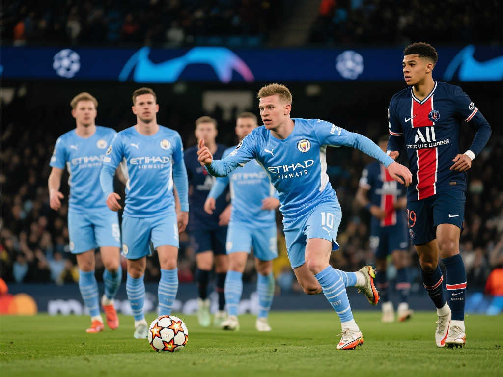 【早报】曼城欧冠表现低迷，前锋哑火后防漏洞百出！